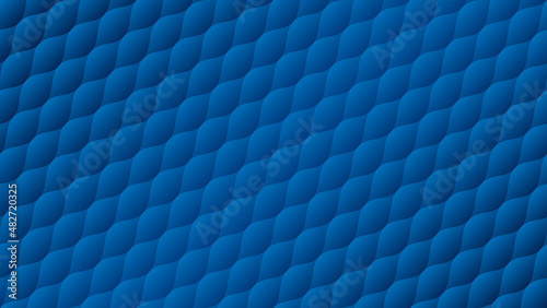 Abstract blue knob background. Vector isometric pattern with copy space for business presentation or web design.
