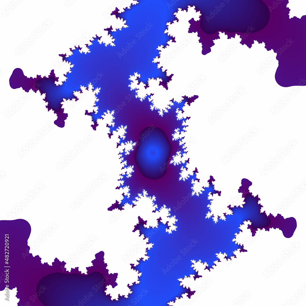 Fototapeta premium Abstract blue purple background, cmyk splashes