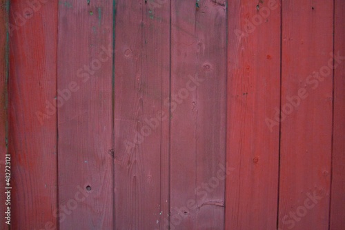 Red Wood Fence