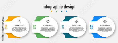 Creative template timeline infographic design element Premium Vector