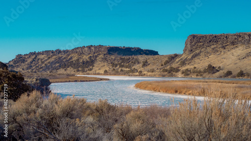 Colorado River Frozen Over