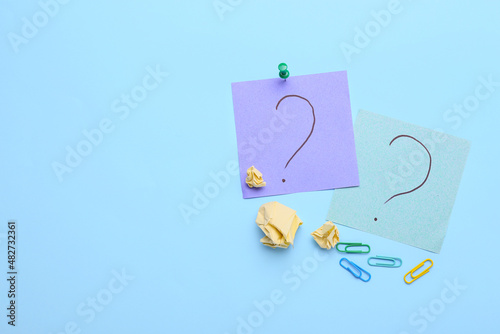 Paper sticks with question ...