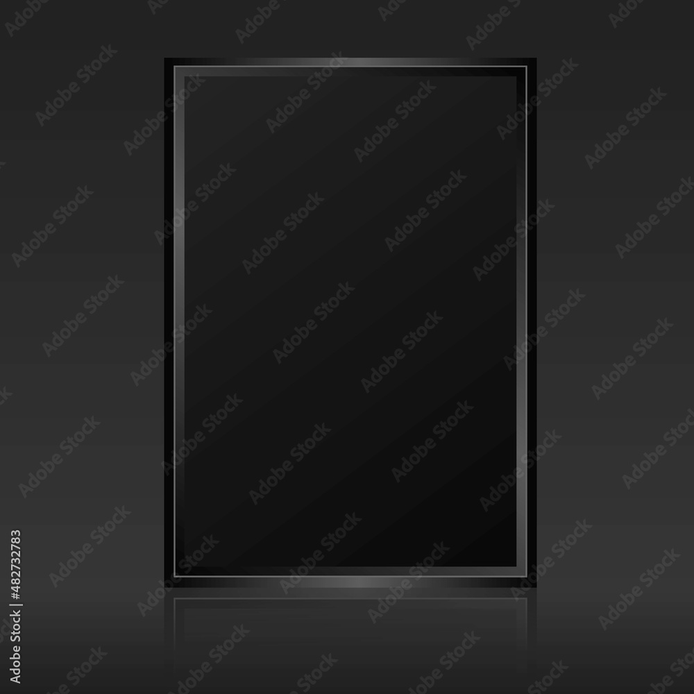 black plaque on black background black plaque on black background