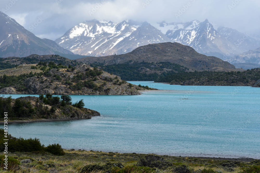 Lago Belgrano lake at Perito Moreno national park, patagonia, Argentina