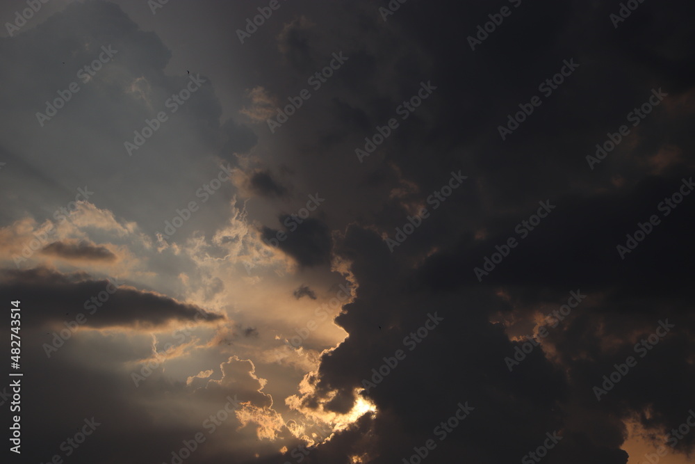 Obraz premium clouds at sunset