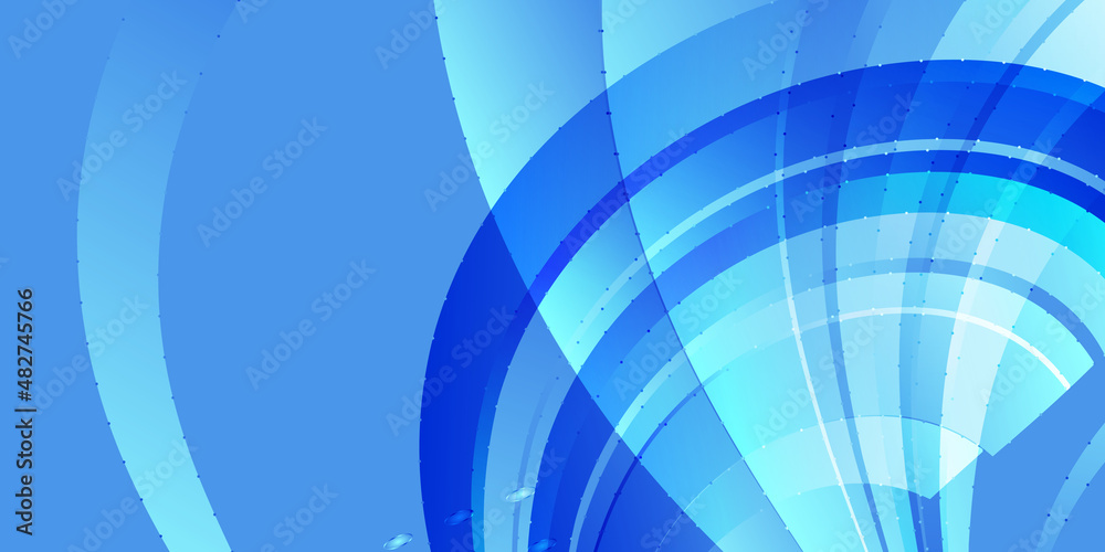 Obraz premium Blue background with sircle