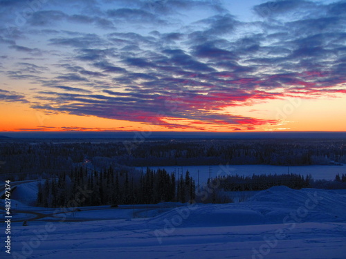 Sunset in Alaska © ChronoLegion