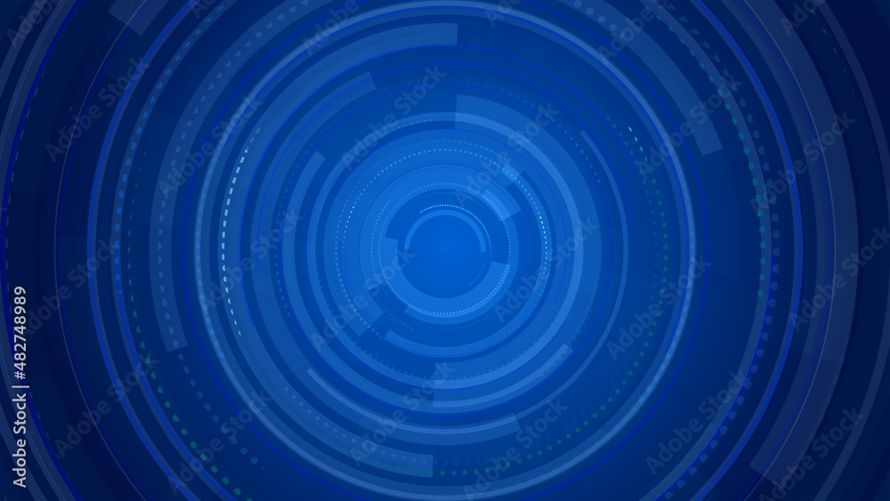 Abstract circle blue future technology background. Abstract circle blue future technology background.