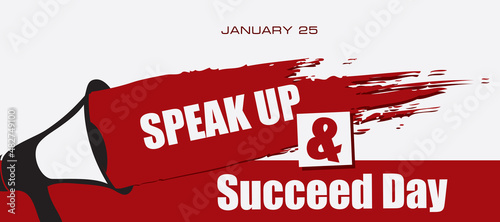 Card Speak Up and Succeed Day