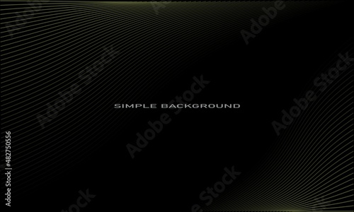 dark background with abstract lines in the corner