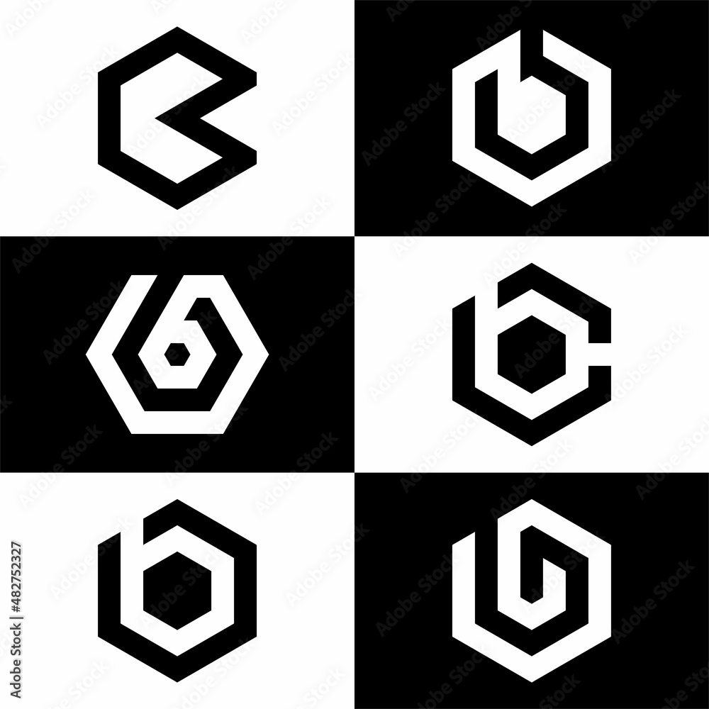 Initial Letter B Modern logo design inspiration