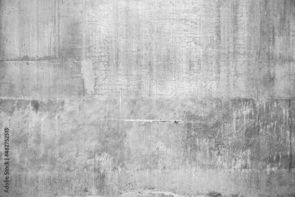 Obraz premium Real grey concrete wall with rough cracked grunge textures
