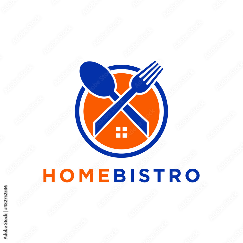 HOMEBISTRO logo design for company symbol and brand
