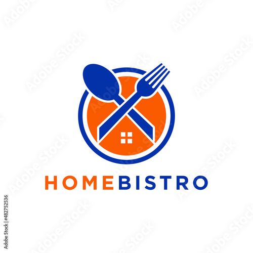 HOMEBISTRO logo design for company symbol and brand