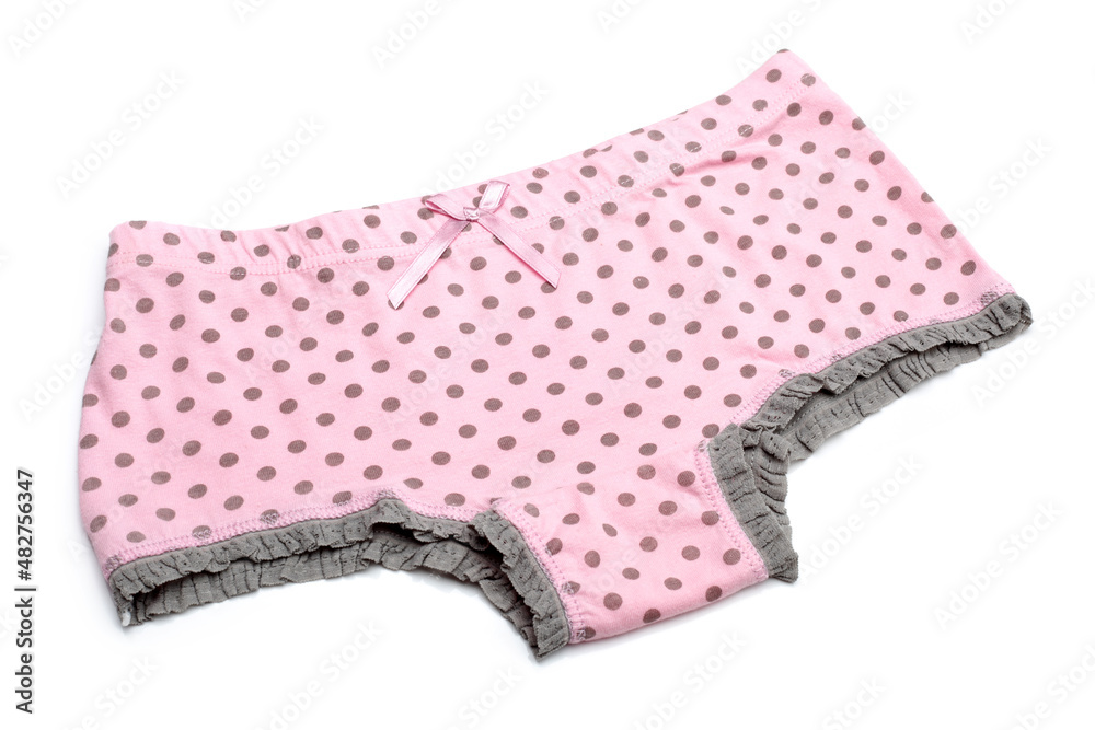 Women panties on white background Women panties on white background