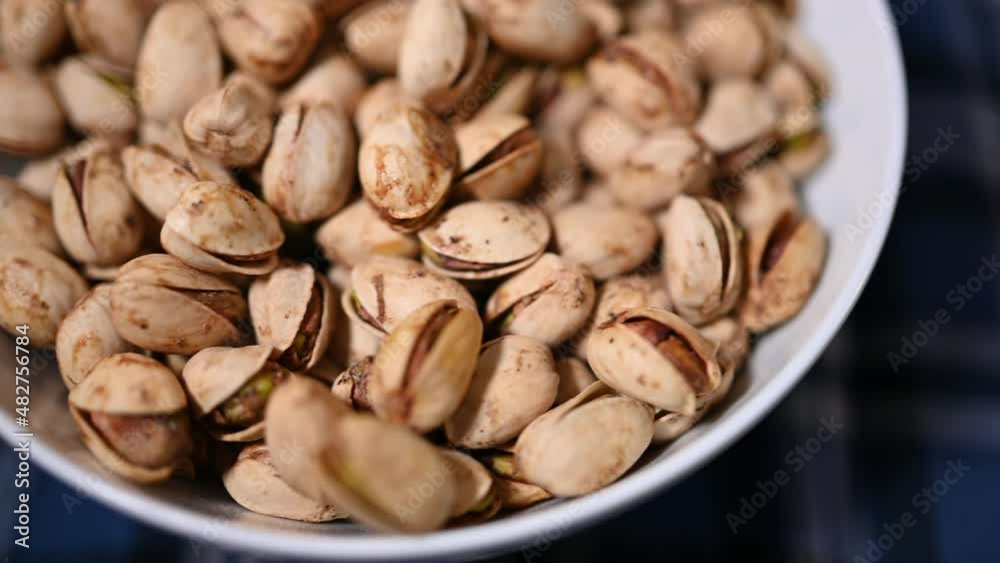 left to right pistachio bowl at a farm table left to right pistachio bowl at a farm table
