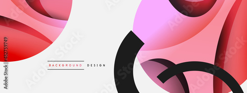 Original graphic wallpaper. Essential complex background. Movement concept composition vector illustration for wallpaper banner background or landing page