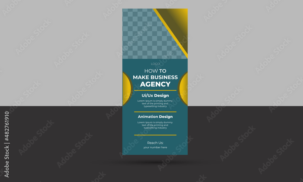 Business Roll Up Banner Design Business Roll Up Banner Design