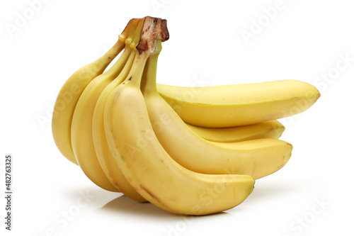 bananas isolated on white