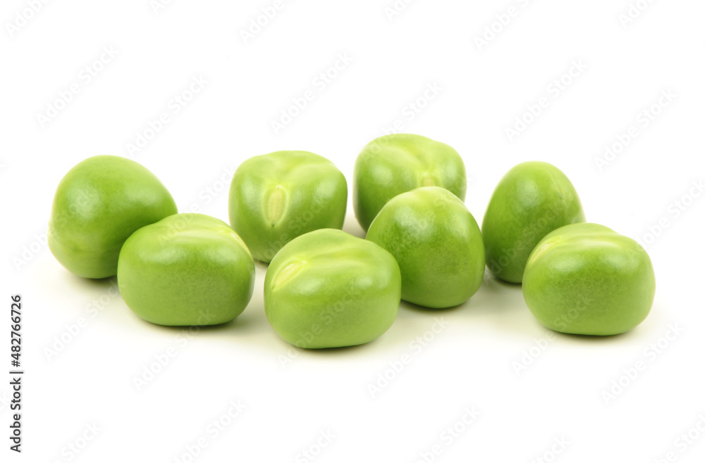 peas isolated on white peas isolated on white