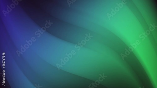 Dark blue illustrated abstract animation background. Soft blurry motion pattern