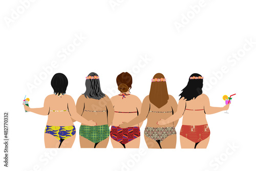 Best friends clipart Girls back view Family sisters. Besties