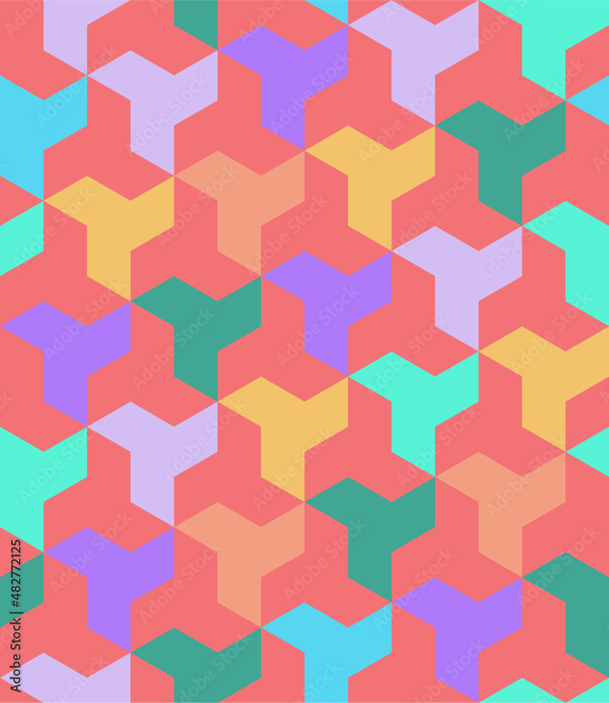 Moroccan zellige seamless pattern. Moroccan zellige seamless pattern.