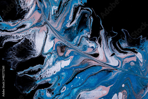 Liquid Acrylic is a modern fluid art with beautiful swirls, blotches, natural flowing lines.