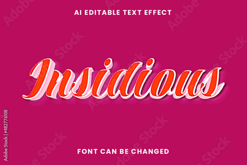 Insidious Text Effect