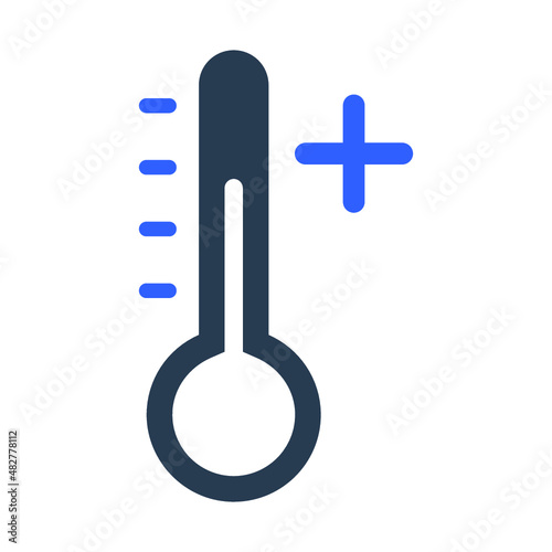 Plus temperature icon