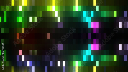 Abstract graphic background, Pixel is going to colorful background, artistic concept. creative design is digital dynamic texture abstract noise patterns, Metaverse background.