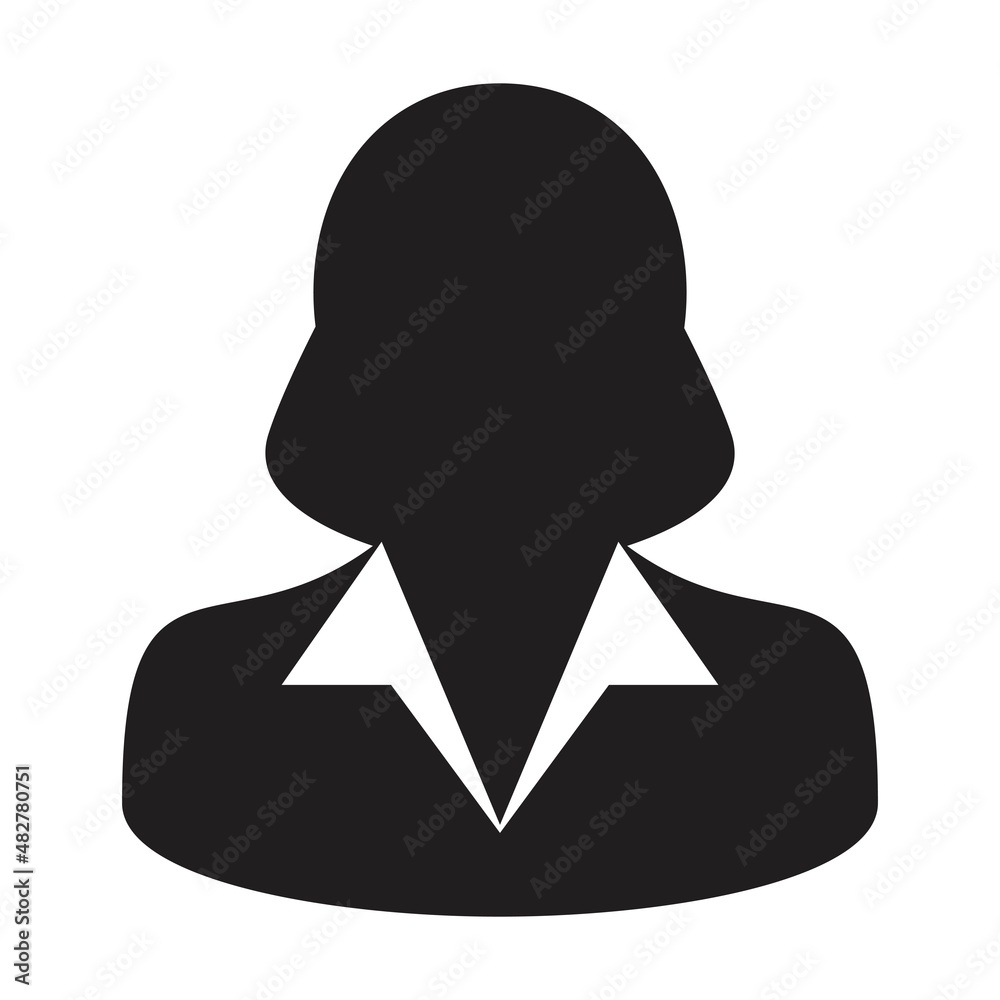 Consultant icon vector female user person profile avatar symbol for business in a flat color glyph pictogram sign illustration Consultant icon vector female user person profile avatar symbol for business in a flat color glyph pictogram sign illustration
