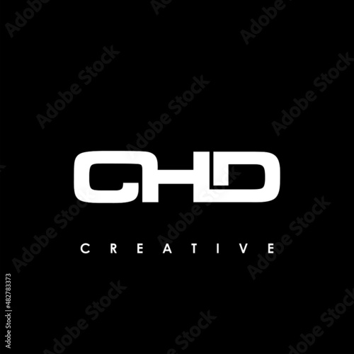 CHD Letter Initial Logo Design Template Vector Illustration