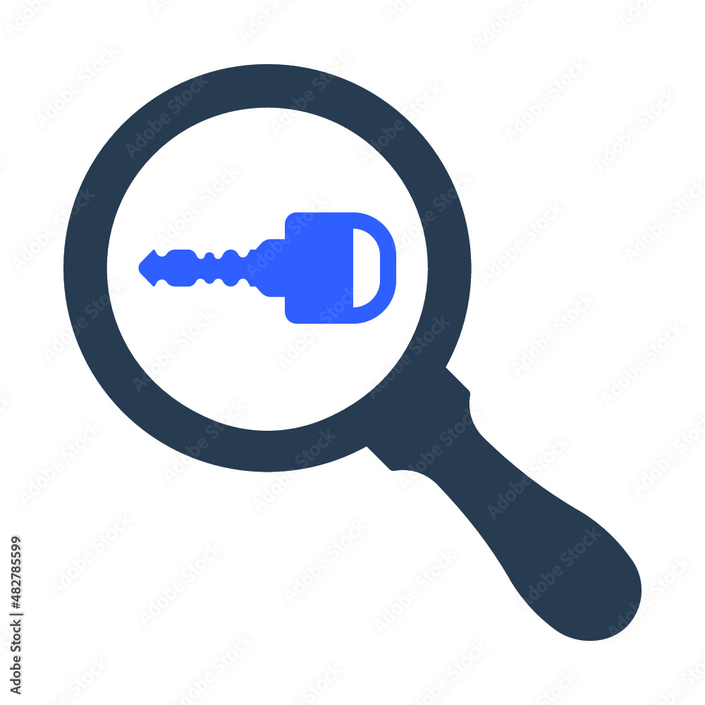 Keyword search engine icon Keyword search engine icon