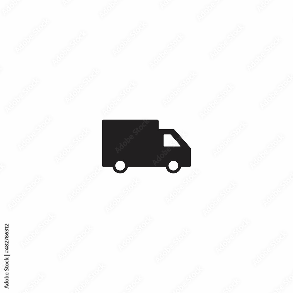 Truck, Lorry Icon Vector for Web or Mobile App Truck, Lorry Icon Vector for Web or Mobile App