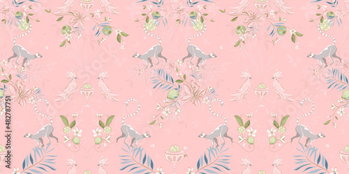 Photography Pink coctail party pattern