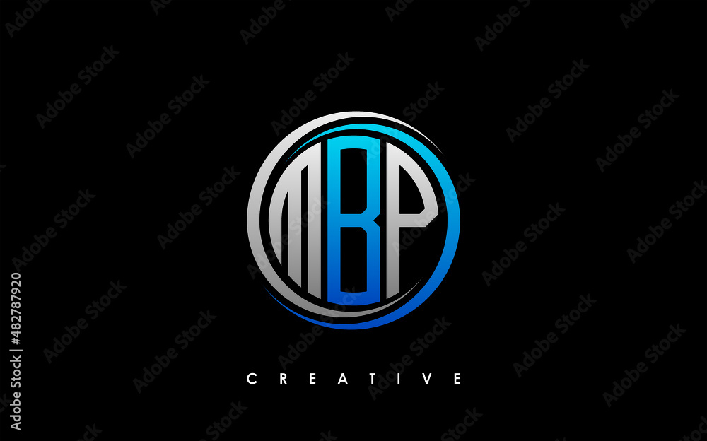 MBP Letter Initial Logo Design Template Vector Illustration MBP Letter Initial Logo Design Template Vector Illustration