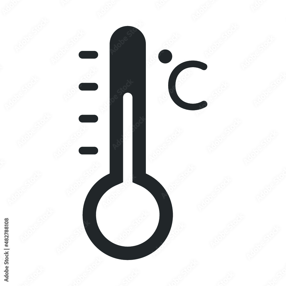 Celsius temperature icon Celsius temperature icon
