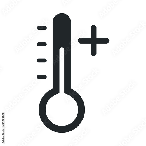 Plus temperature icon