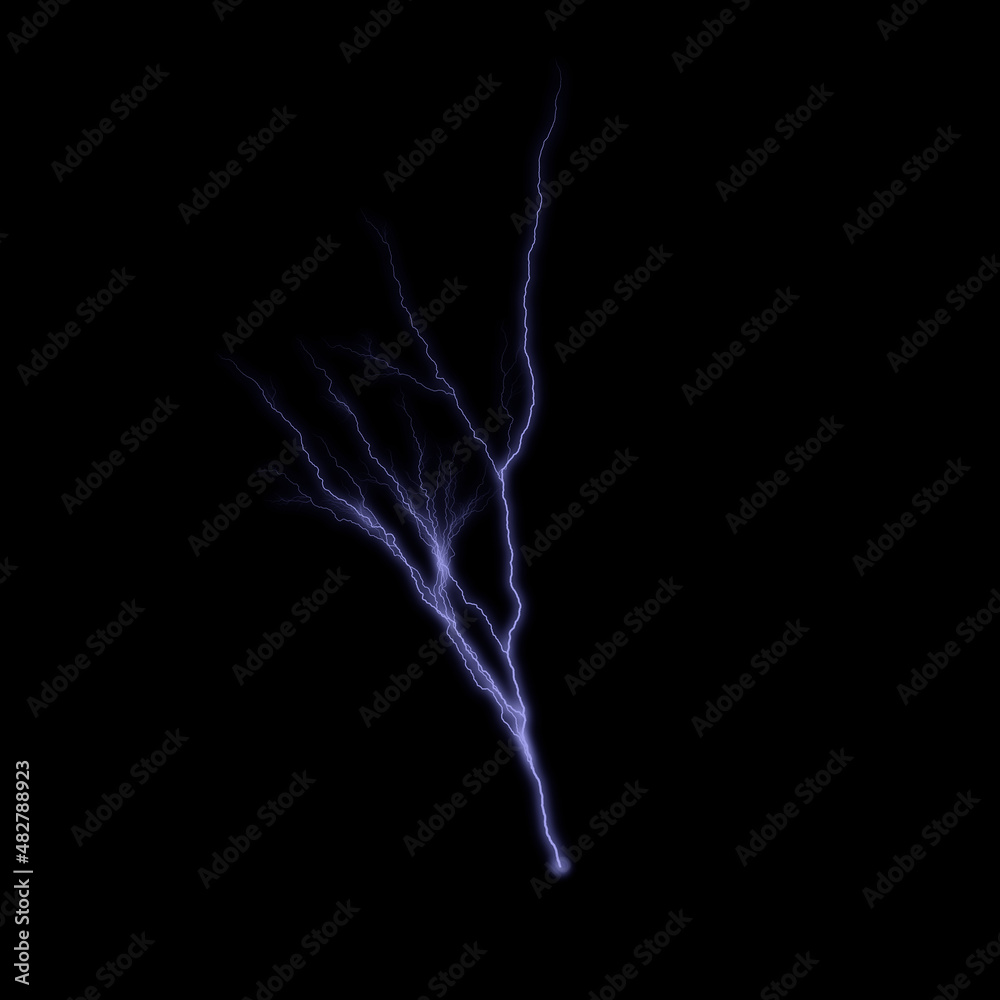 Lightnings, thunderbolt strikes during storm at night. Lightnings, thunderbolt strikes during storm at night.