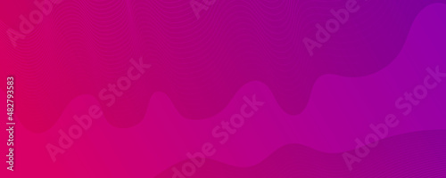Modern colorful gradient background with wave lines