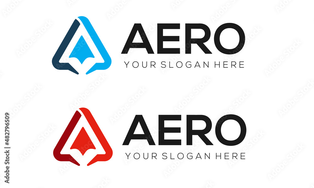 Letter A Logo Designs for Aviation