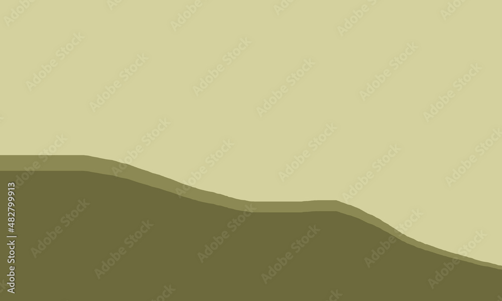 cream background with abstract waves below
