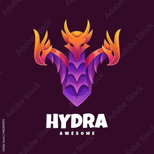 Illustration vector graphic of Hydra, good for logo design