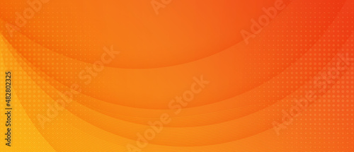 abstract yellow and orange gradient banner background