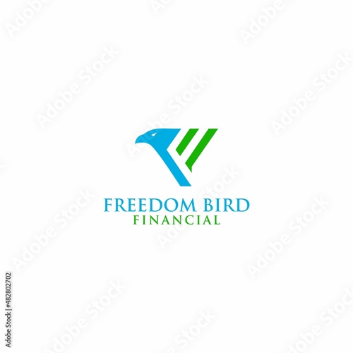 Freedom Bird Financial Logo Design
