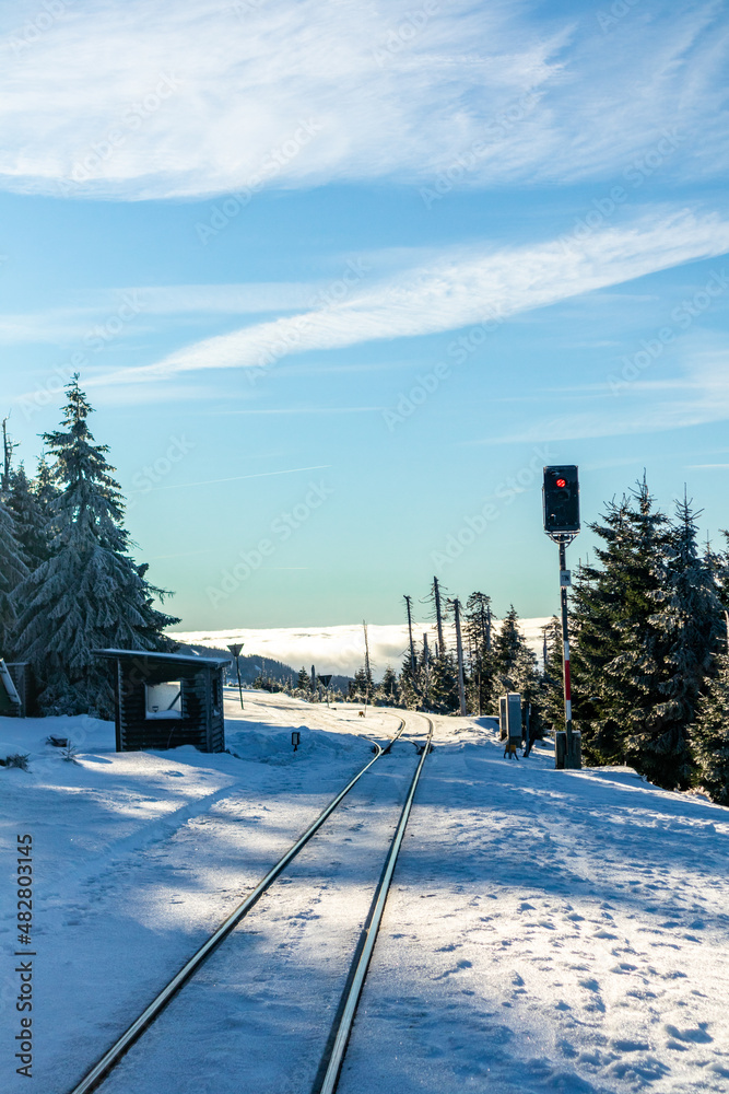 Unterwegs in der wunderschönen Winterlandschaft durch den schönen Harz am Brocken - Sachsen-Anhalt Unterwegs in der wunderschönen Winterlandschaft durch den schönen Harz am Brocken - Sachsen-Anhalt