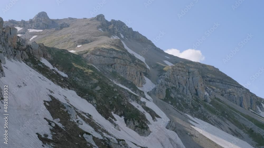 North Caucasus. Caucasian nature reserve. Lago-Naki Plateau in spring. Armenian pass. Mount Oshten. North Caucasus. Caucasian nature reserve. Lago-Naki Plateau in spring. Armenian pass. Mount Oshten.