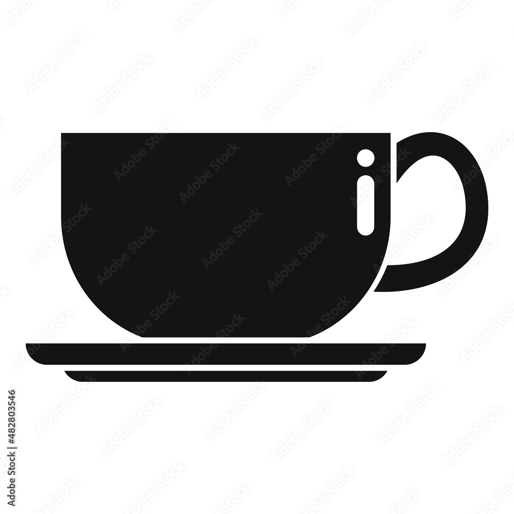 Hot coffee cup icon simple vector. Diet nutrition Hot coffee cup icon simple vector. Diet nutrition