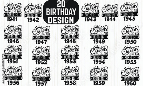birthday svg bundle